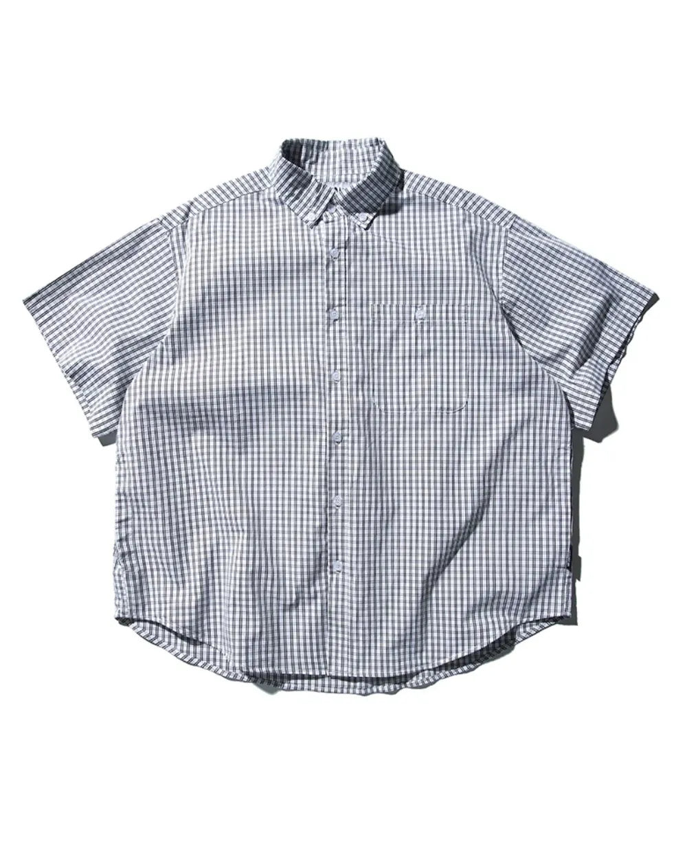 SHORT SLEEVE CHECKED SHIRTS W1668