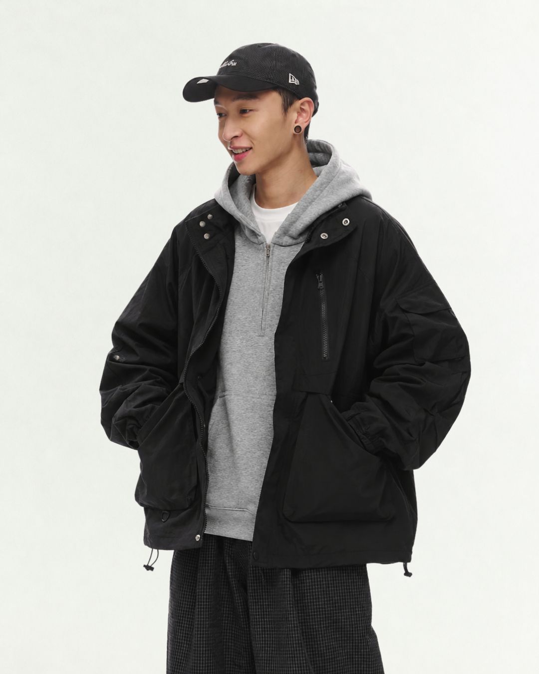 OVERSIZED TACTICAL JACKET W1870