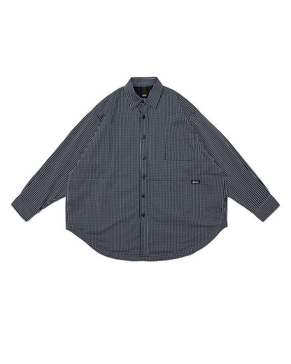 CHECK OVERSIZED SHIRTS W1594