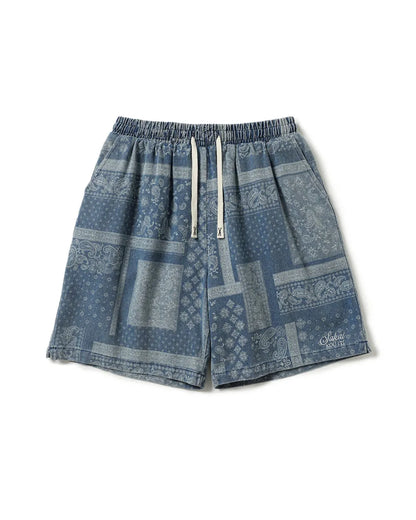 VINTAGE PAISLEY SHORTS W1704