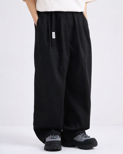 WIDE TUCK CARGO PANTS W1638