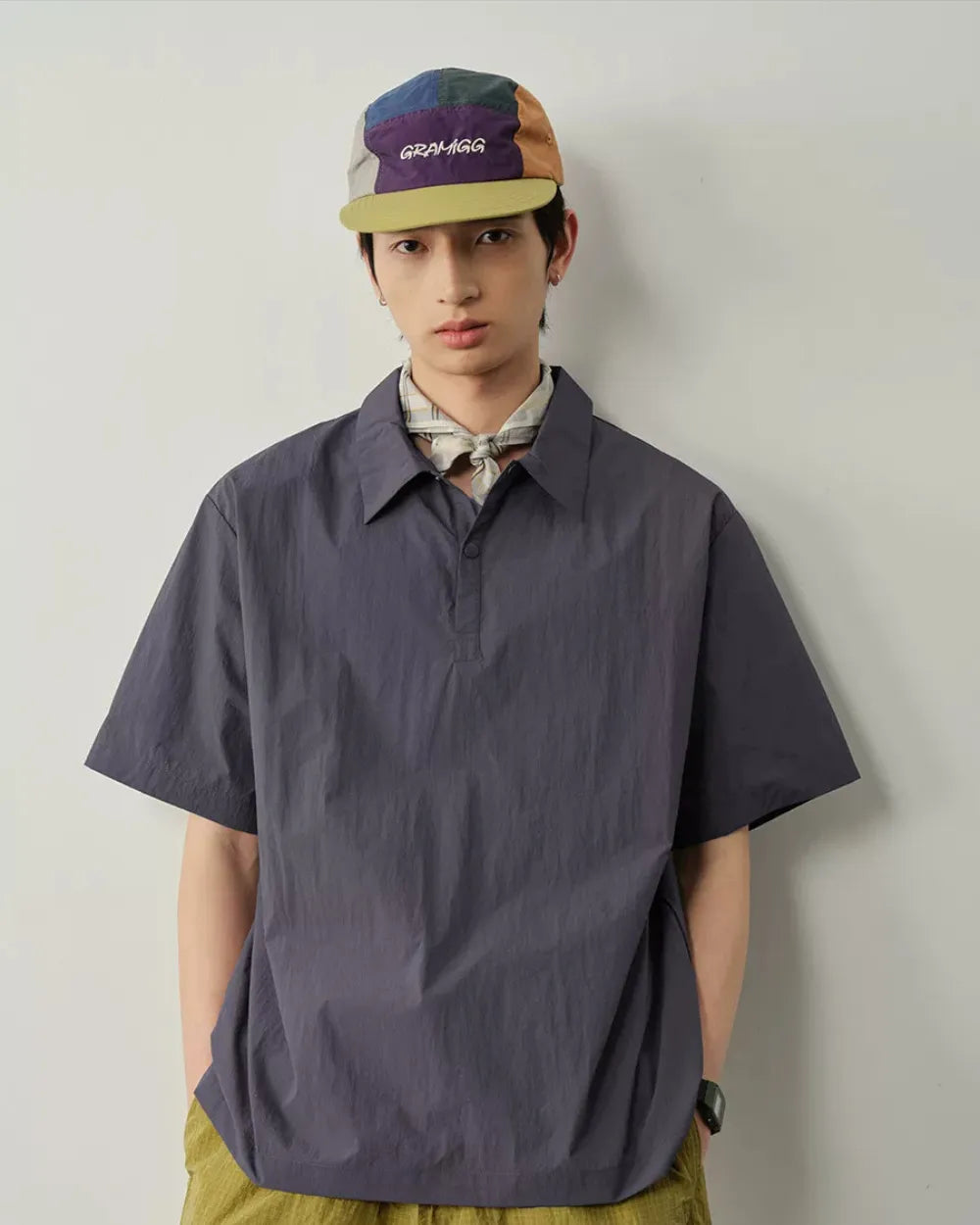 OVERSIZED POLO SHIRT W1644