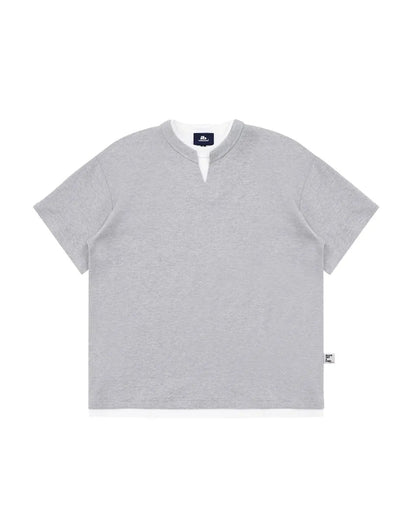 WAFFLE VNECK T‑SHIRTS W1713