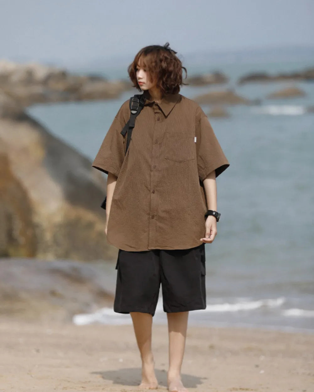 BASIC LOOSE SHIRTS W1753