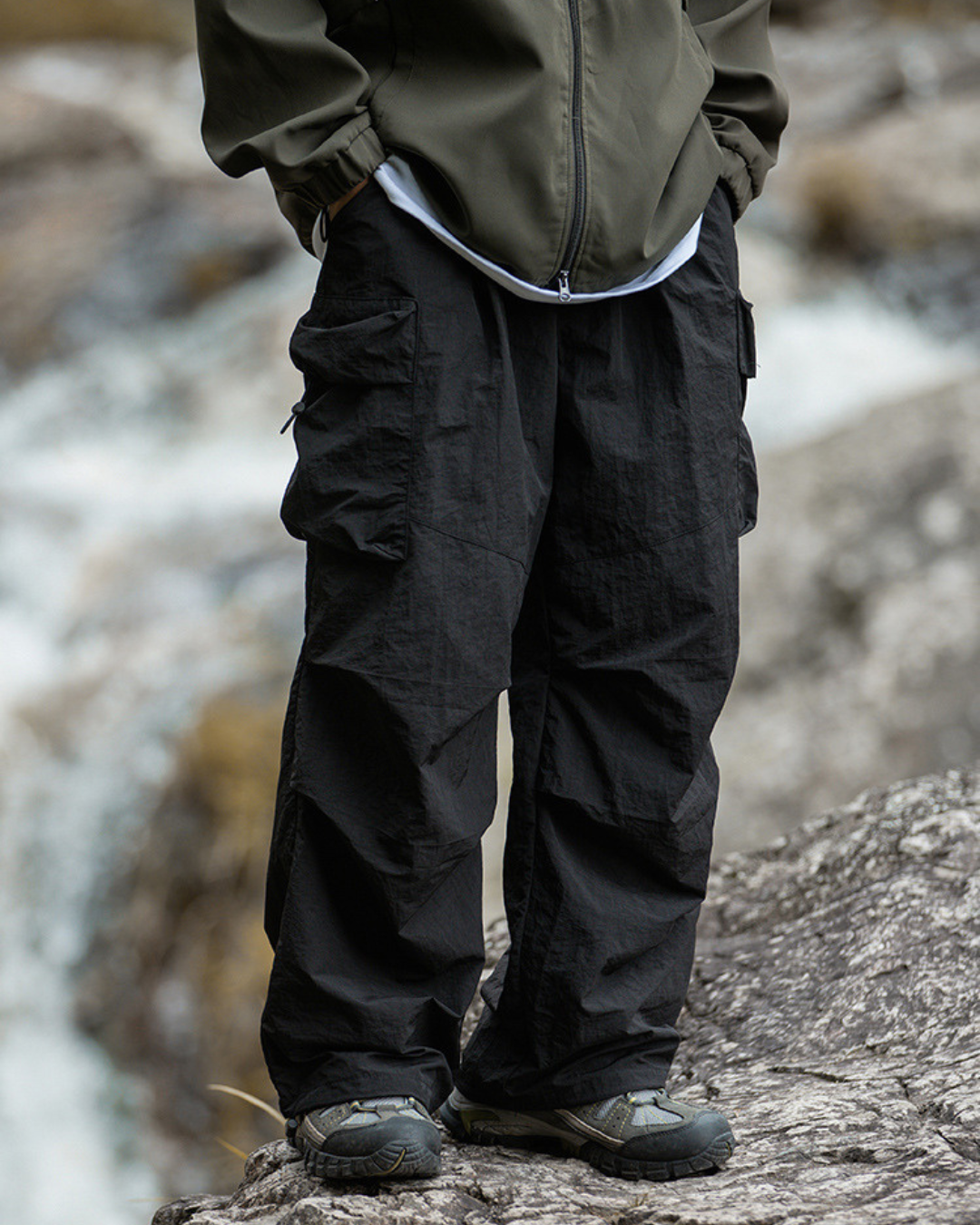 CARGO PARACHUTE PANTS W1403