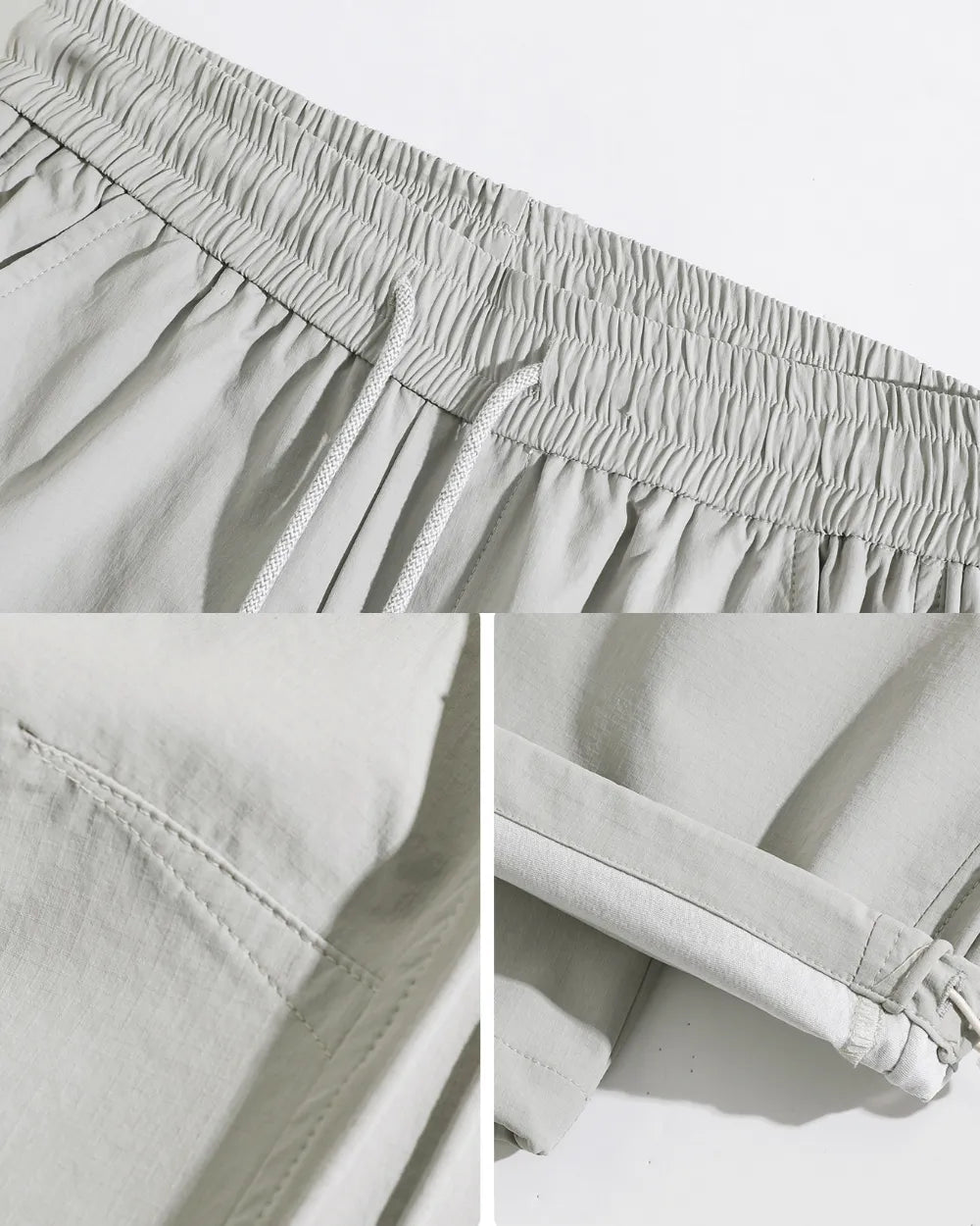 LOOSE EASY NYLON PANTS W1765