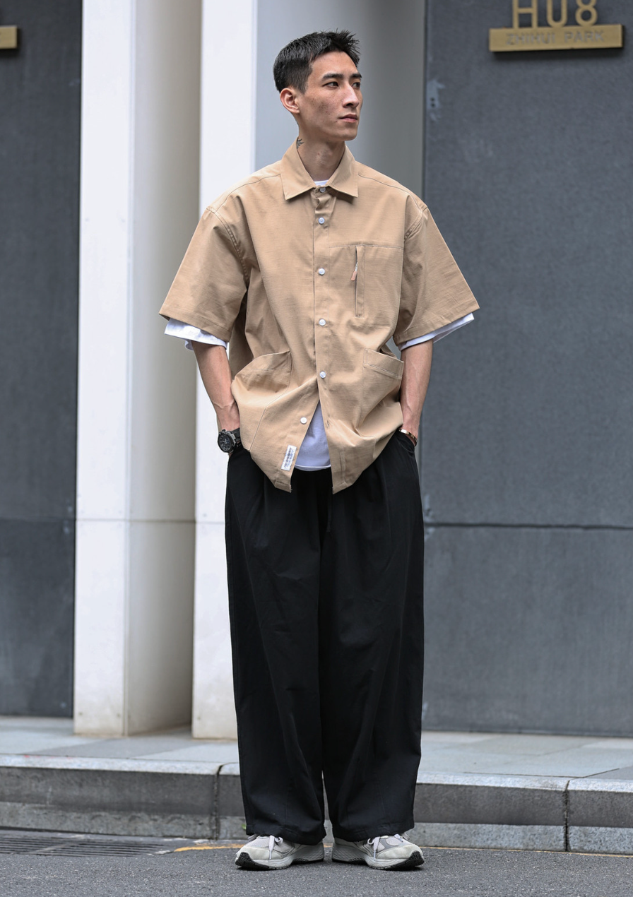 RELAX WIDE CHINO PANTS W374