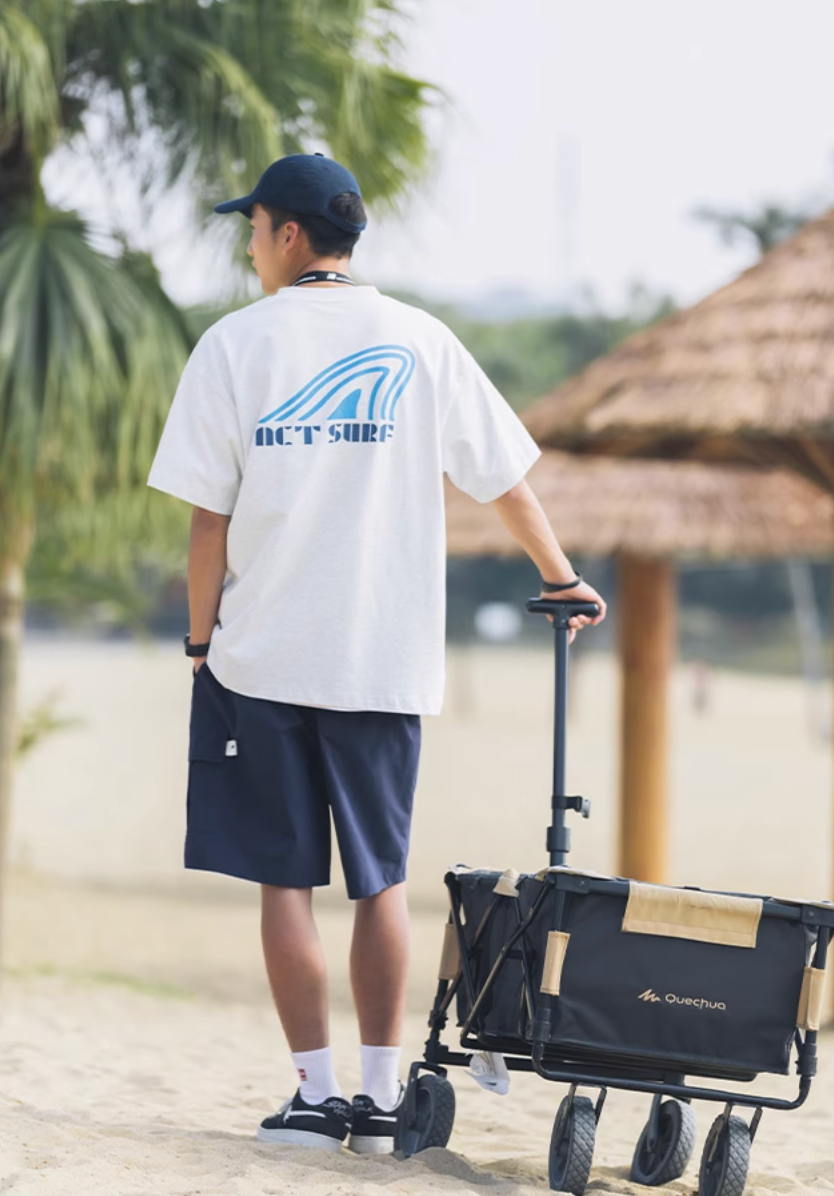 ACT SURF PRINT T-SHIRTS W429