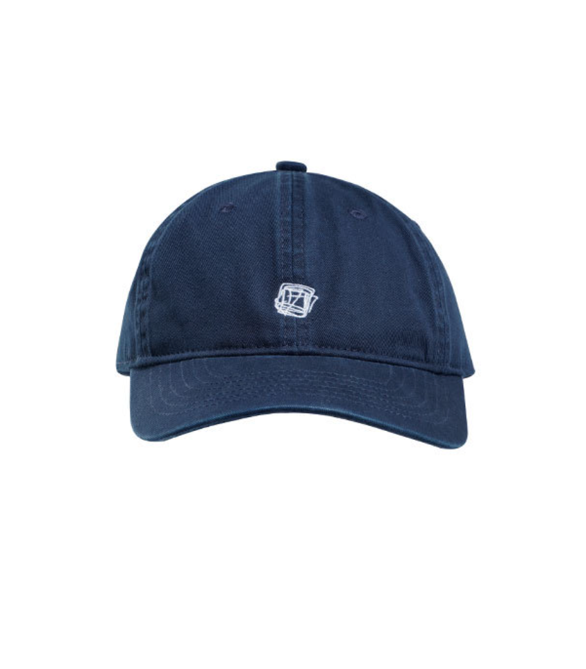 THE HOBOO SQUARE LOGO TWILL CAP W476