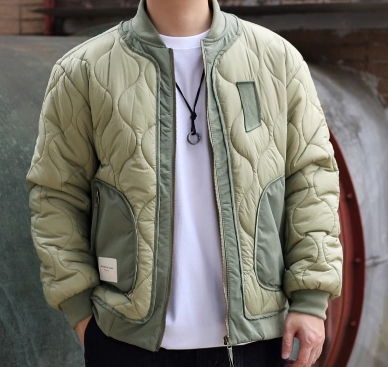 QUILTED LIGHTWEIGHT FLIGHT JACKET W792