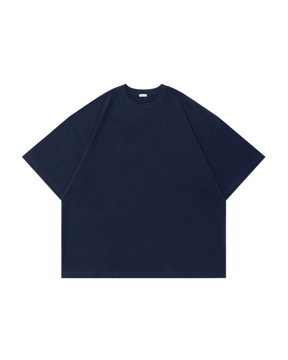 OVERDYED COTTON OVERSIZED T‑SHIRTS W1456