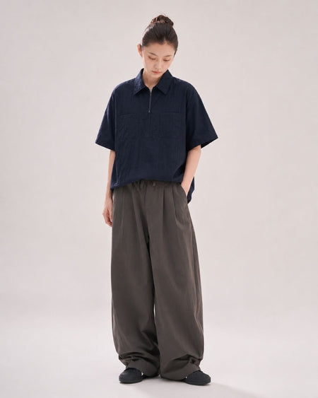 NYLON ZIP PULLOVER W1608