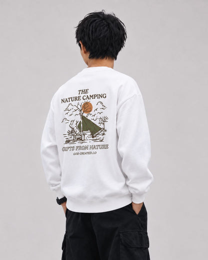 OUTDOOR PRINT SWEATSHIRT W1864