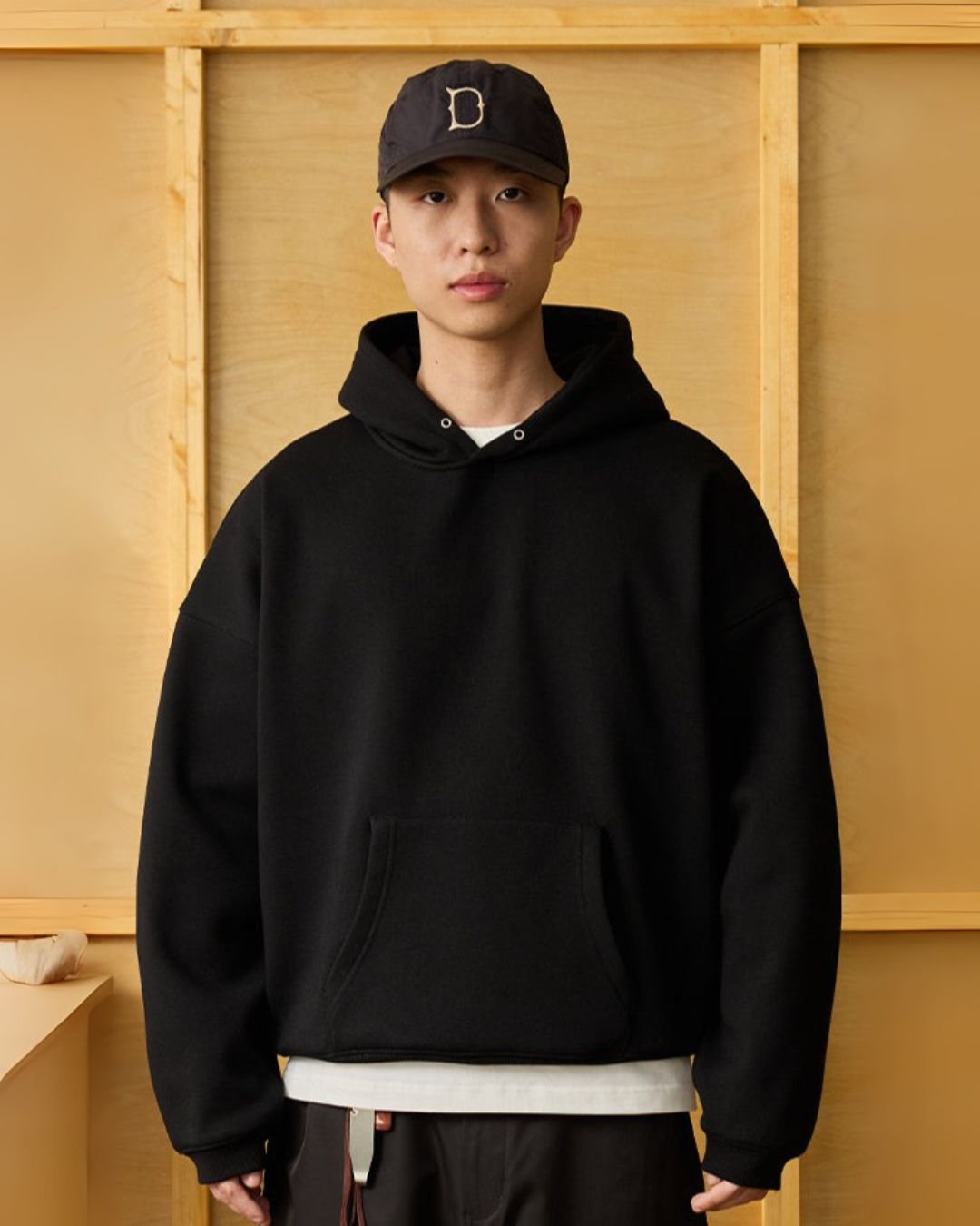 HEAVYWEIGHT DOUBLE-LAYER HOODIE W1472