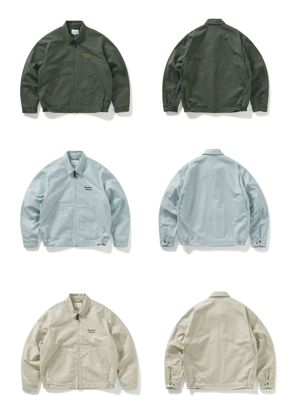 COTTON EMBROIDERY TRUCKER JACKET W1521