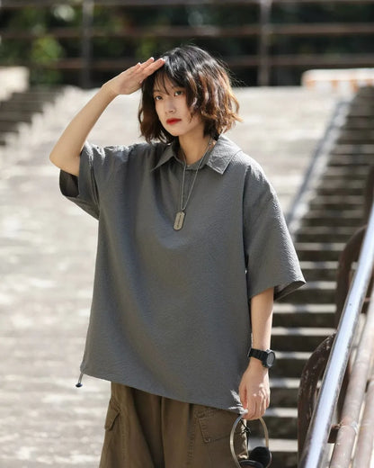 SEERSUCKER POLO SHIRTS W1621