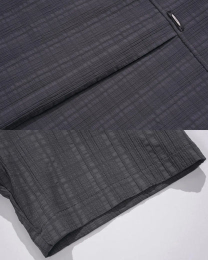 STRIPED LOOSE SHIRTS W1763