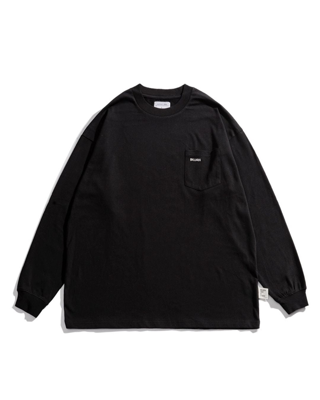 POCKET EMBROIDERY LONG TEE W1495