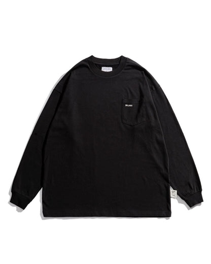 POCKET EMBROIDERY LONG TEE W1495