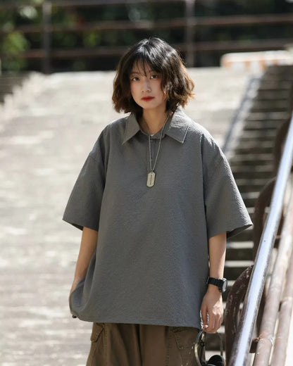 SEERSUCKER POLO SHIRTS W1621