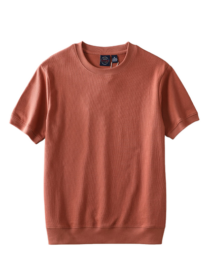 HEAVYWEIGHT RIBBED HEM T‑SHIRTS W1457