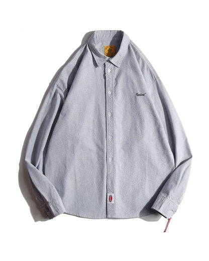 EMBROIDERED LONG SLEEVE SHIRT W1022