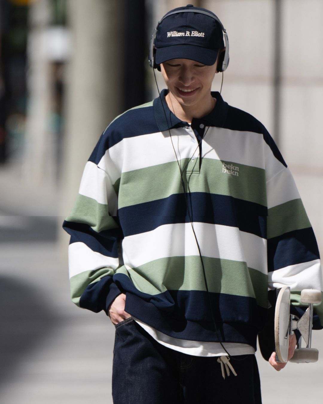 BORDER RUGBY POLO SWEATSHIRT W1496