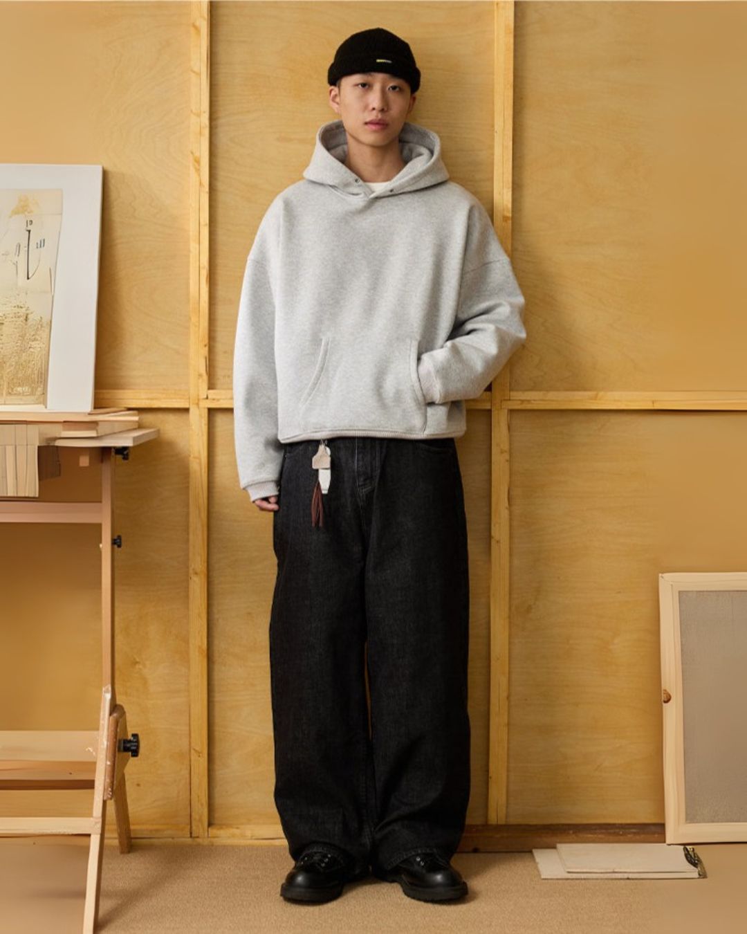 HEAVYWEIGHT DOUBLE-LAYER HOODIE W1472