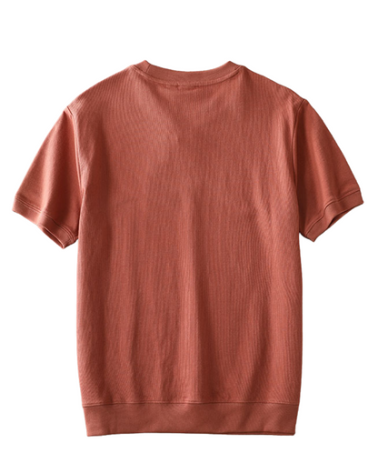 HEAVYWEIGHT RIBBED HEM T‑SHIRTS W1457