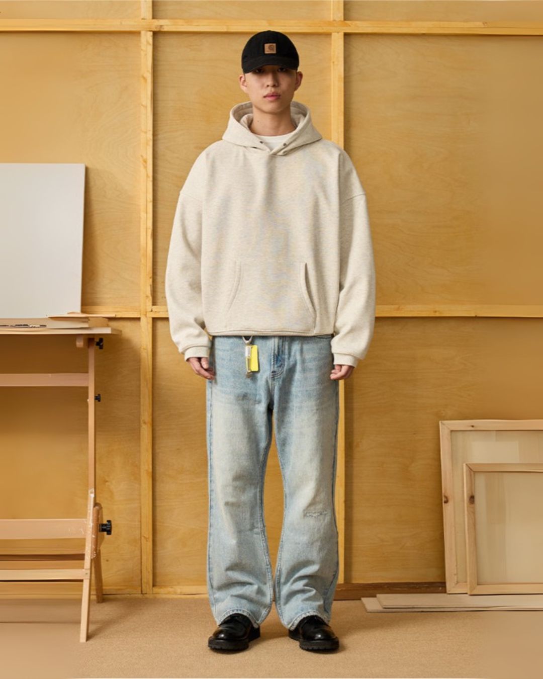 HEAVYWEIGHT DOUBLE-LAYER HOODIE W1472