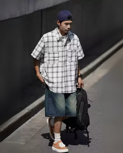 COTTON TOUCH PLAID SHIRTS W1461