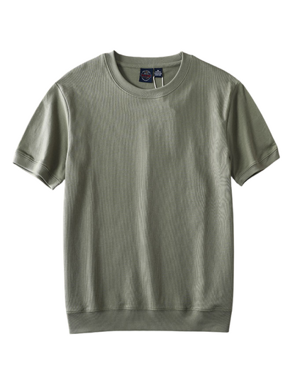 HEAVYWEIGHT RIBBED HEM T‑SHIRTS W1457