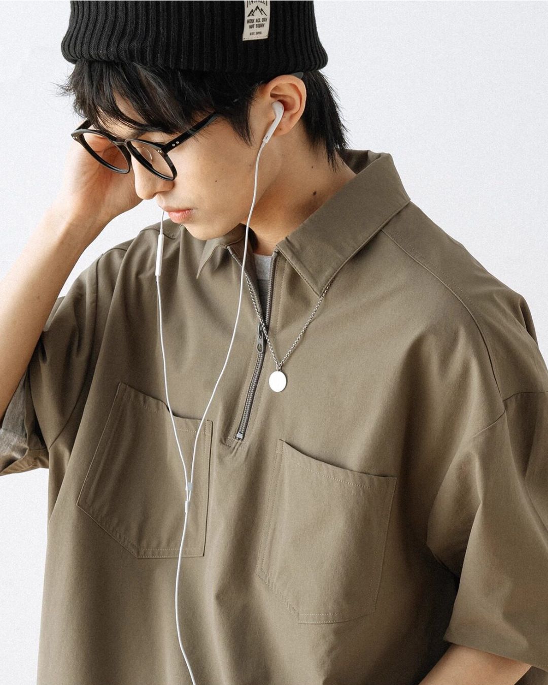 ZIP POCKET POLO SHIRTS W1676