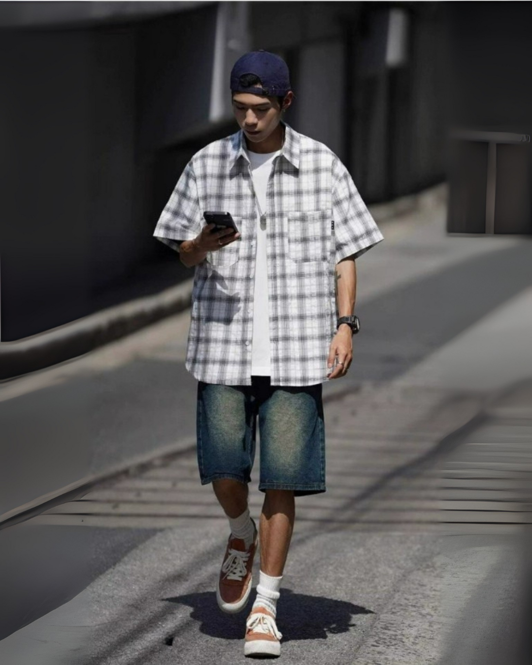 COTTON TOUCH PLAID SHIRTS W1461