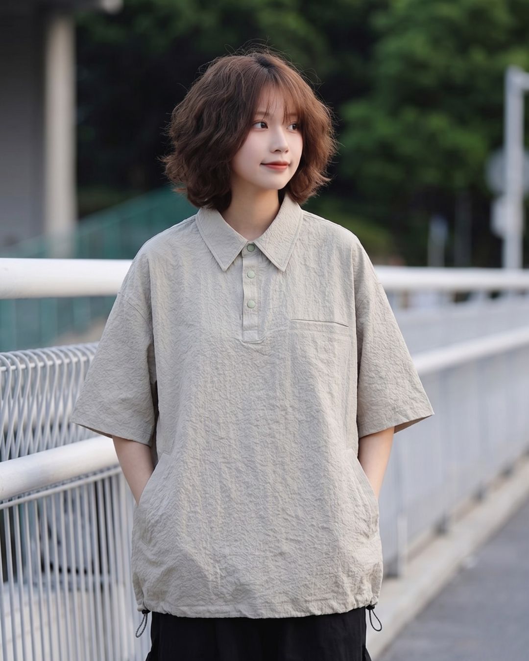 SEERSUCKER POLO SHIRTS W1621 – WGONG