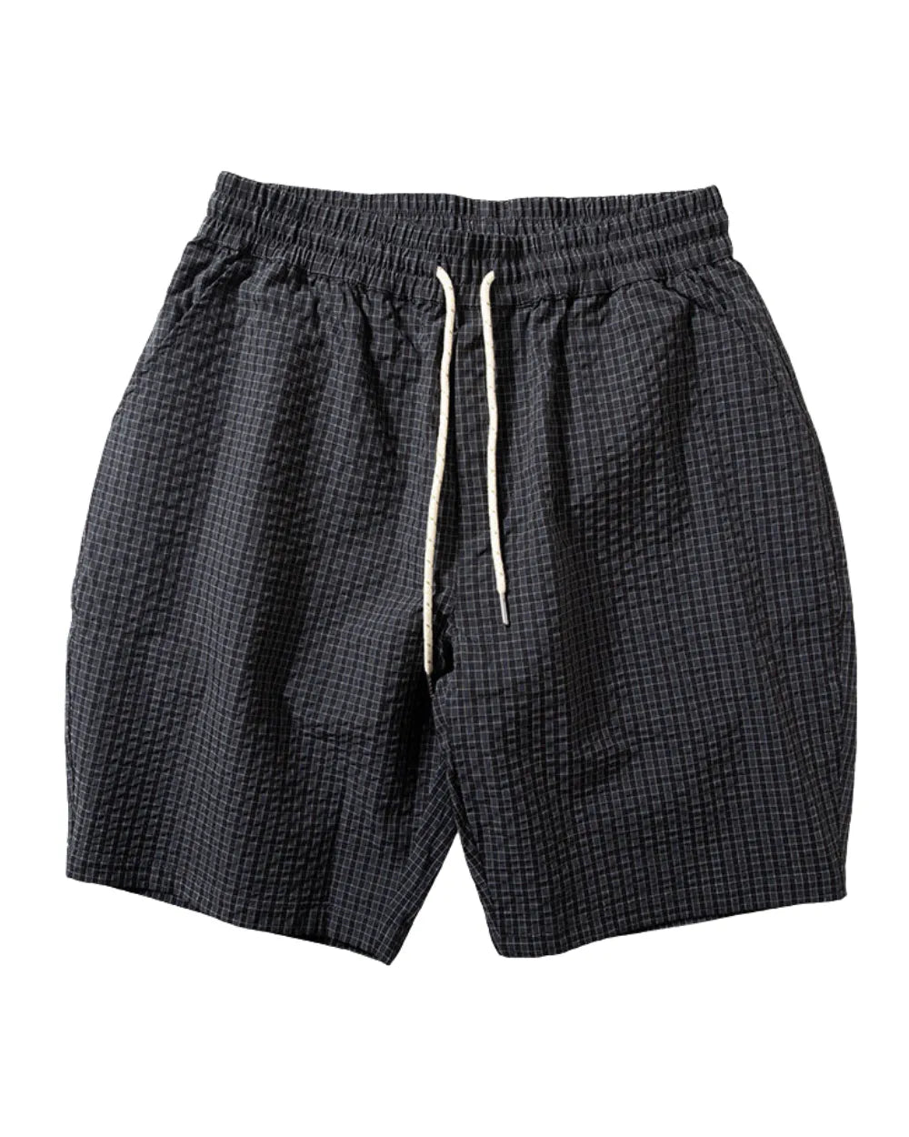 POLYESTER CHECK SHORTS W1728