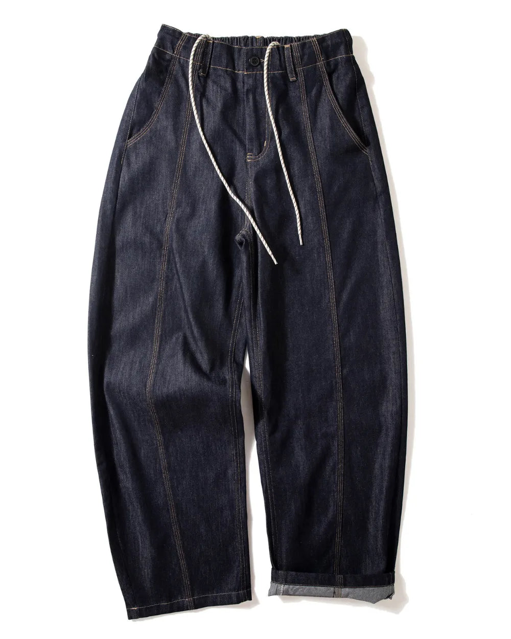 DRAWSTRING DENIM PANTS W1794