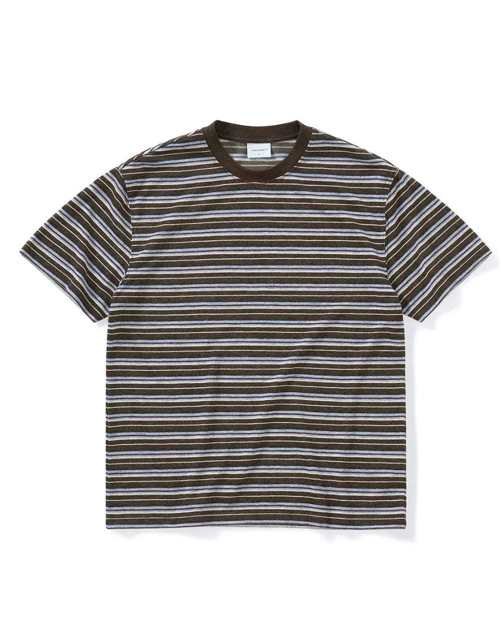 MELANGE BORDER TEE W1729