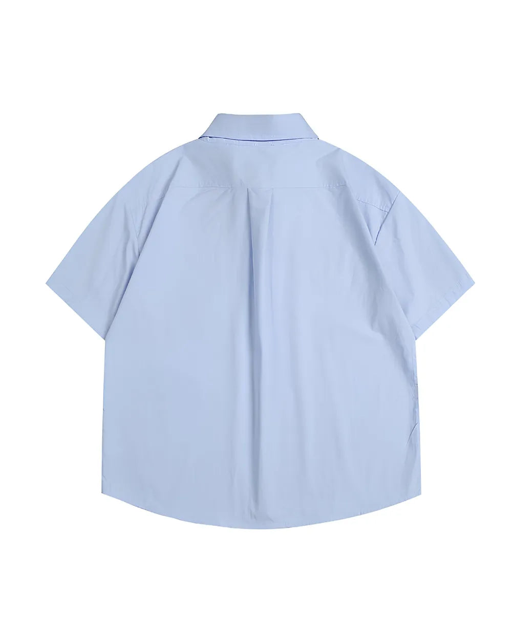 LOOSE SOLID POCKET SHIRTS W1792