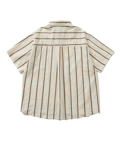 STRIPE WORK SHIRTS W1779