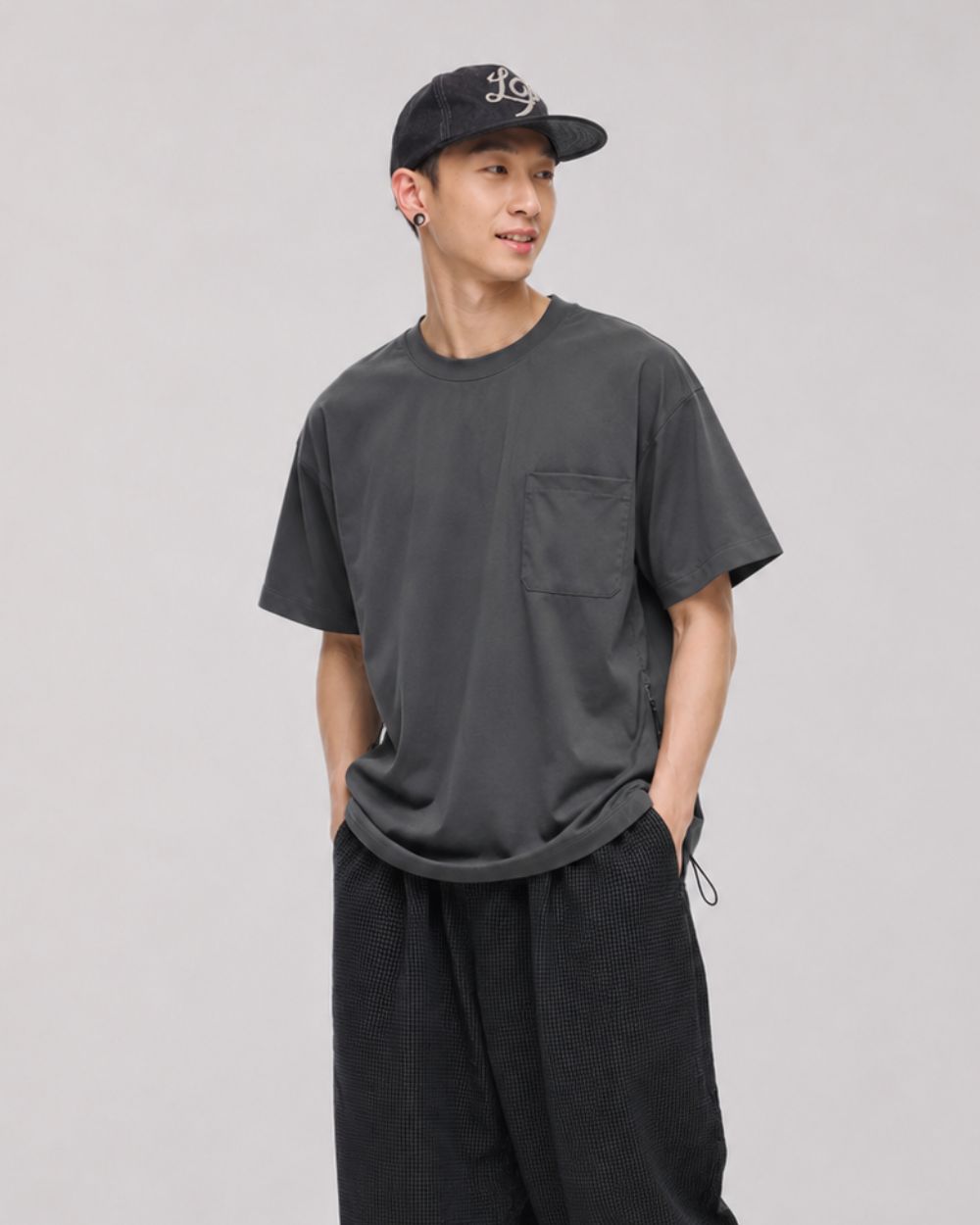 QUICK DRY SIDE POCKET TEE W1709