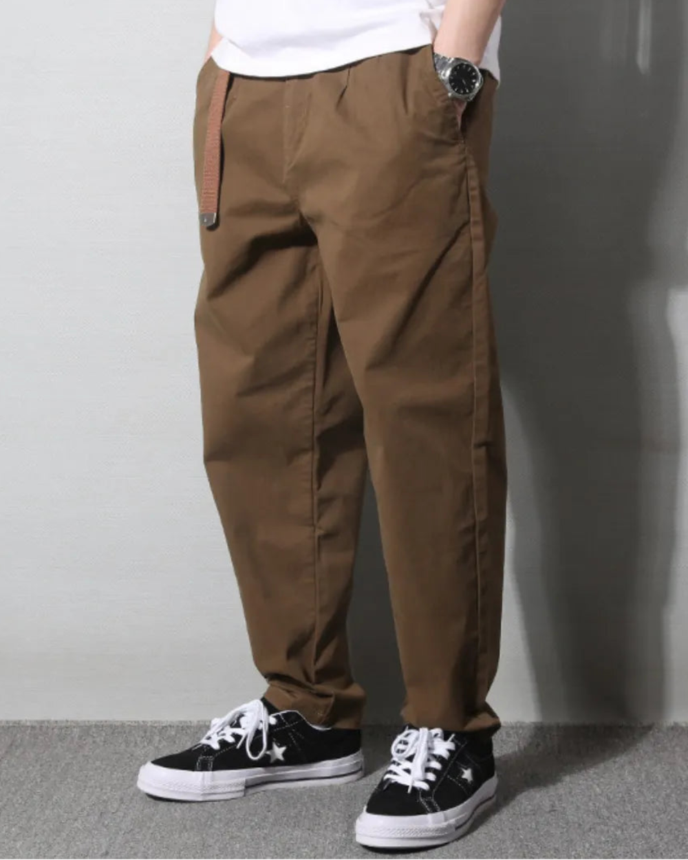 LOOSE FIT CHINO PANTS W1871