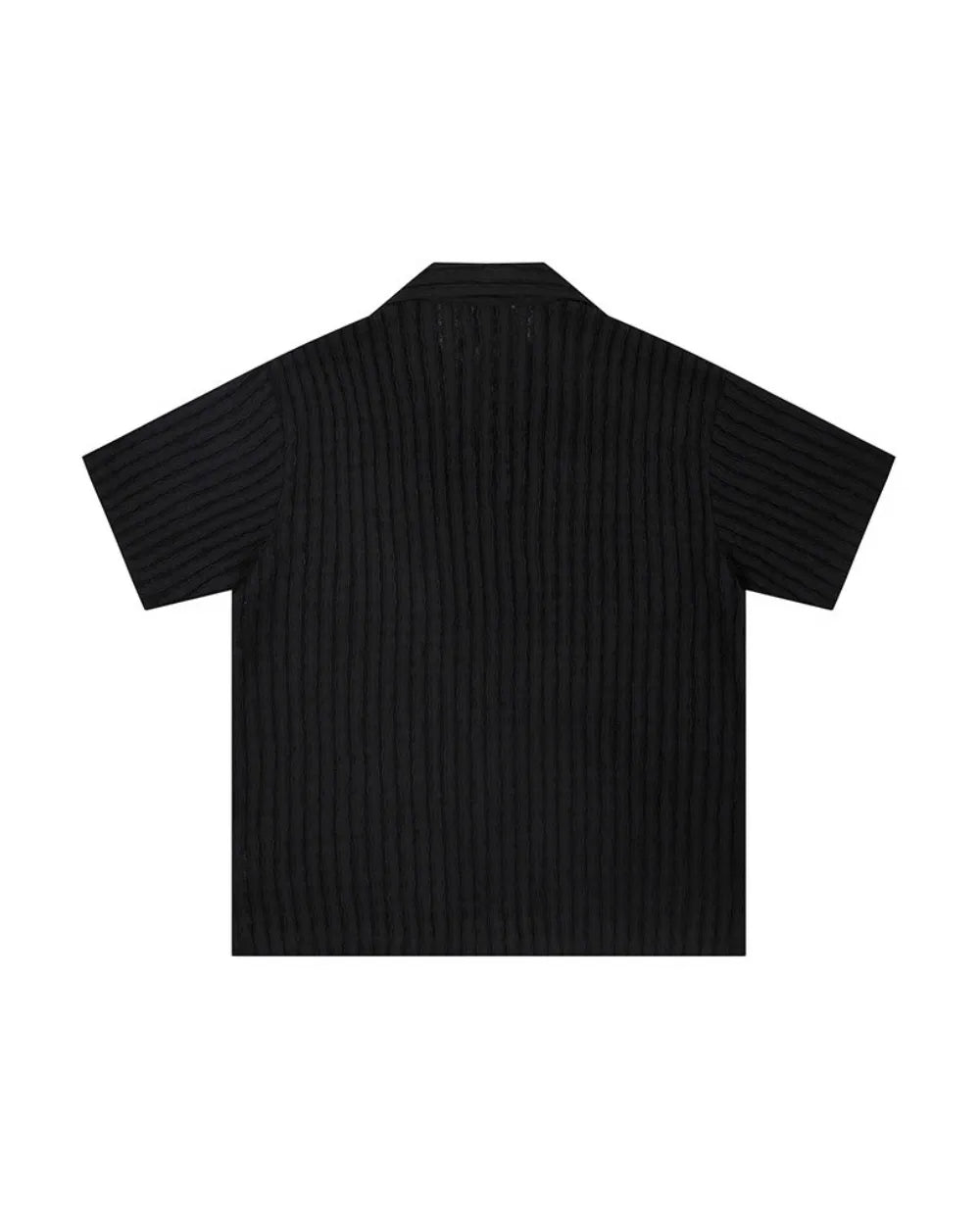 SHEER STRIPE SIMPLE SHIRTS W1706