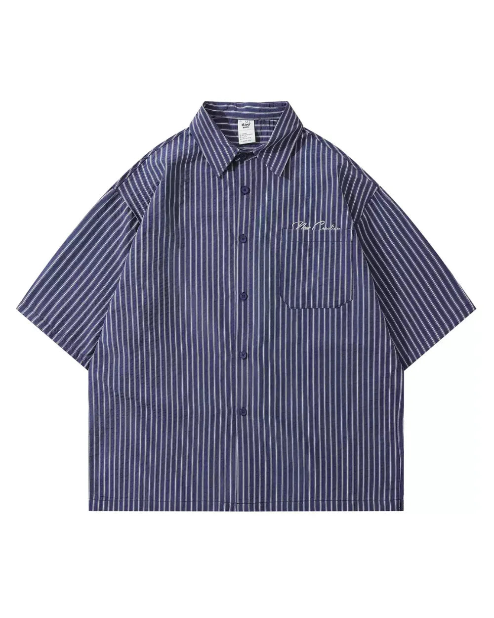 STRIPE COTTON SHIRTS W1672