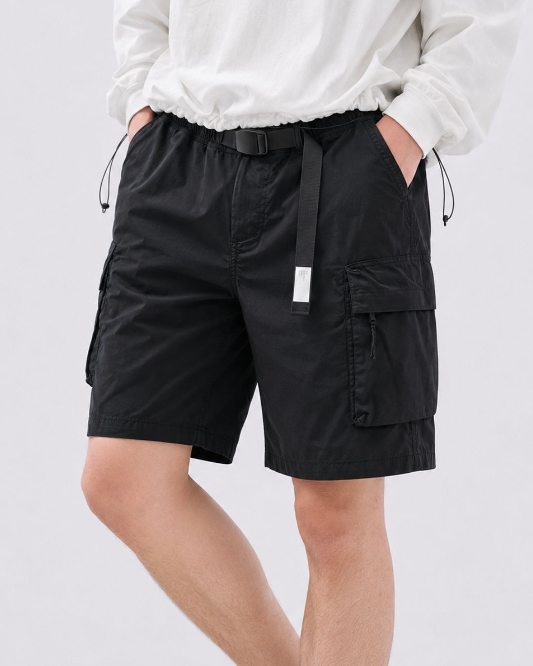 BELTED CARGO SHORTS W1654