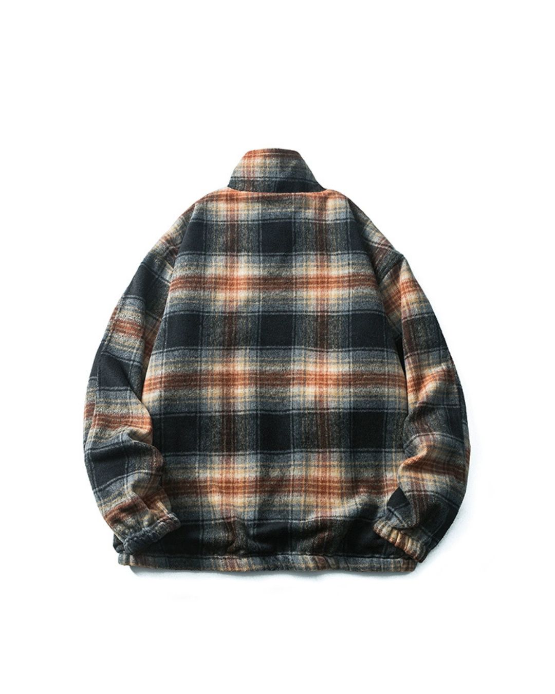 REVERSIBLE CHECK WATER-REPELLENT JACKET W1480