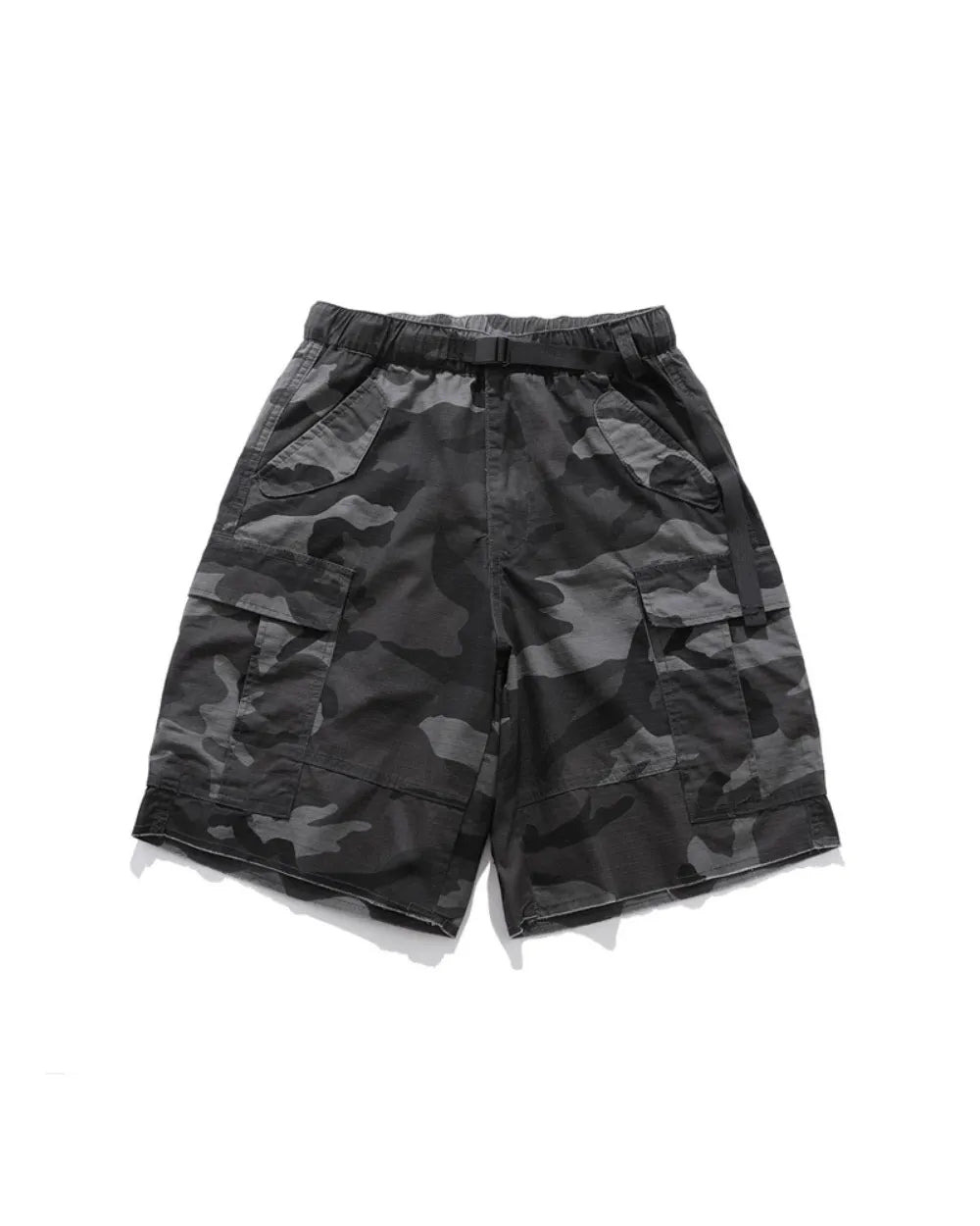 CAMOUFLAGE SIDE POCKET SHORTS W1710
