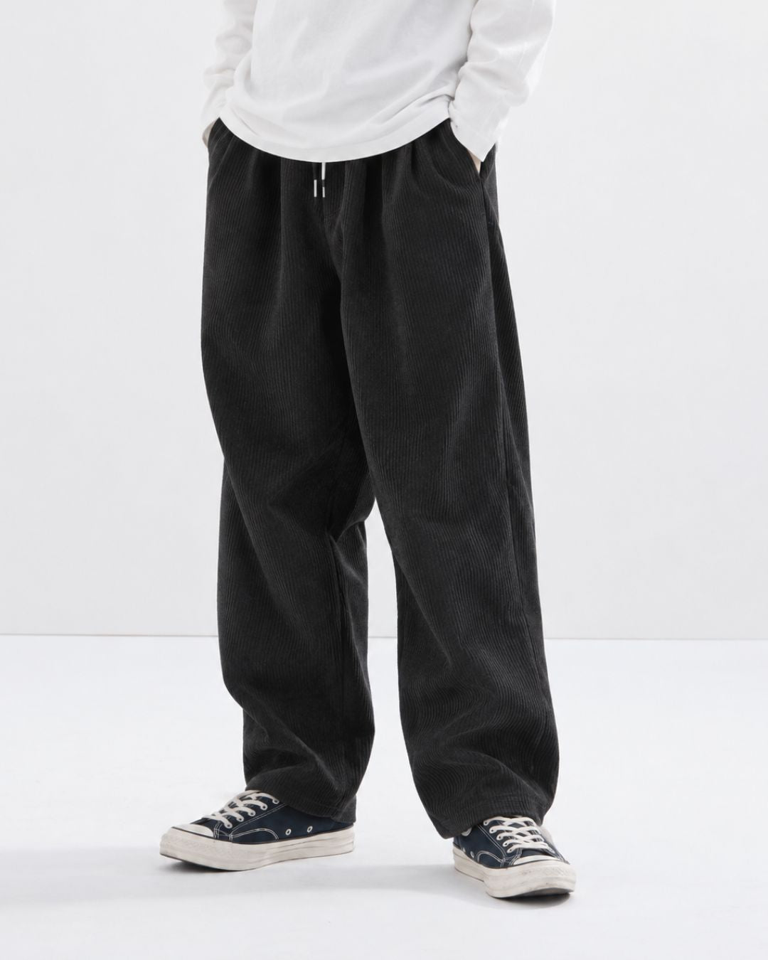 CORDUROY WIDE PANTS W1964