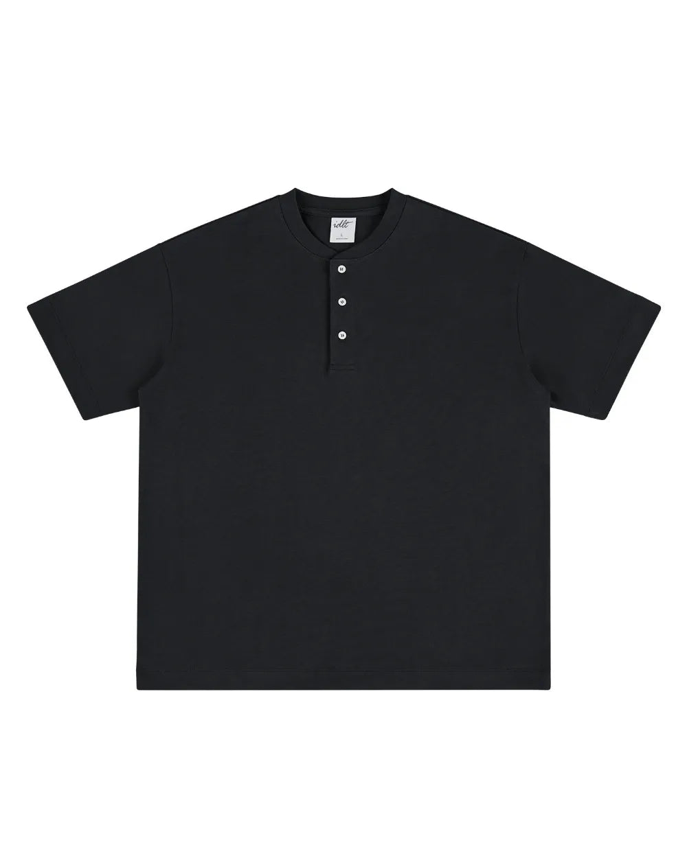 LOOSE HENLEY NECK T‑SHIRTS W1764