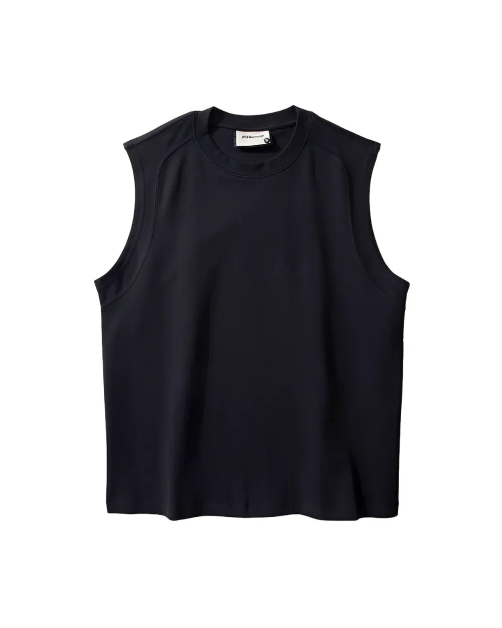 CREWNECK LOOSE TANK-TOP W1708